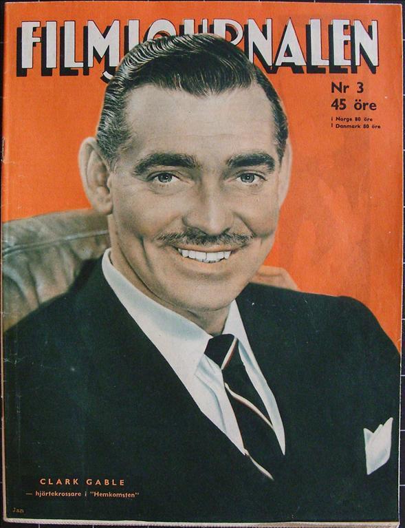 FILMJOURNALEN magazine side cover Issue 3  1949