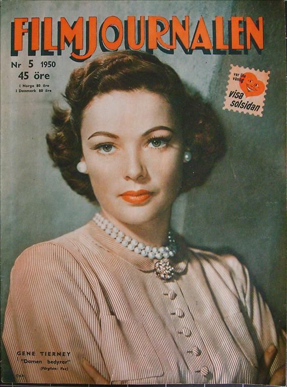 FILMJOURNALEN magazine side cover Issue 5  1950