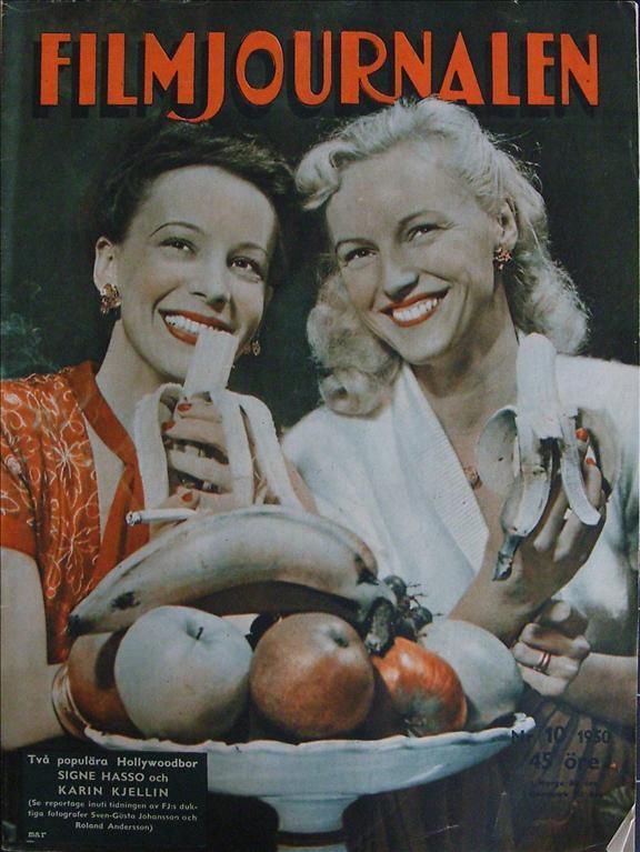 FILMJOURNALEN magazine side cover Issue 10  1950