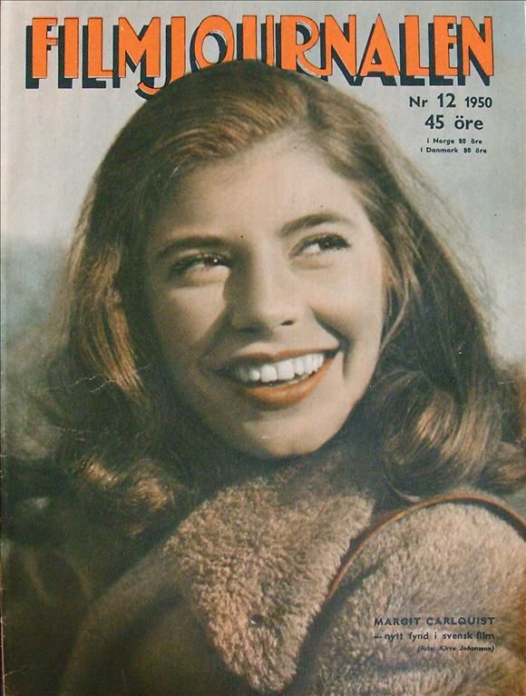 FILMJOURNALEN magazine side cover Issue 12  1950