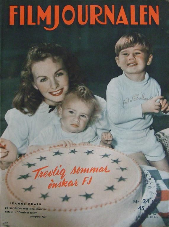 FILMJOURNALEN magazine side cover Issue 24  1950