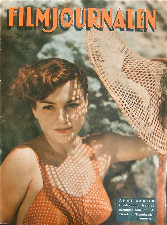 FILMJOURNALEN magazine side cover Issue 29  1950