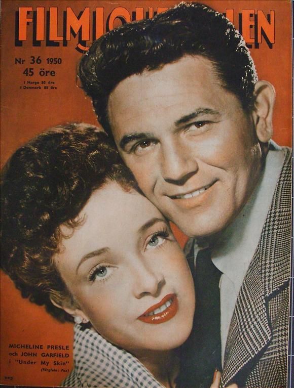 FILMJOURNALEN magazine side cover Issue 36  1950