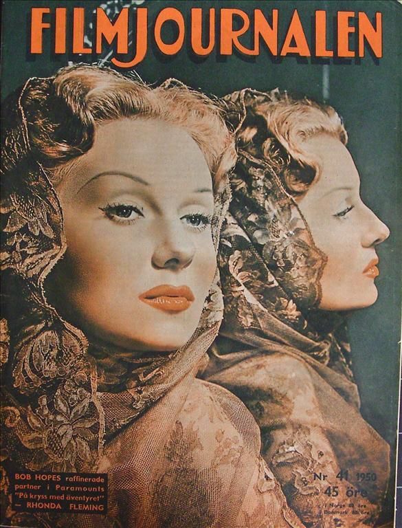FILMJOURNALEN magazine side cover Issue 41  1950