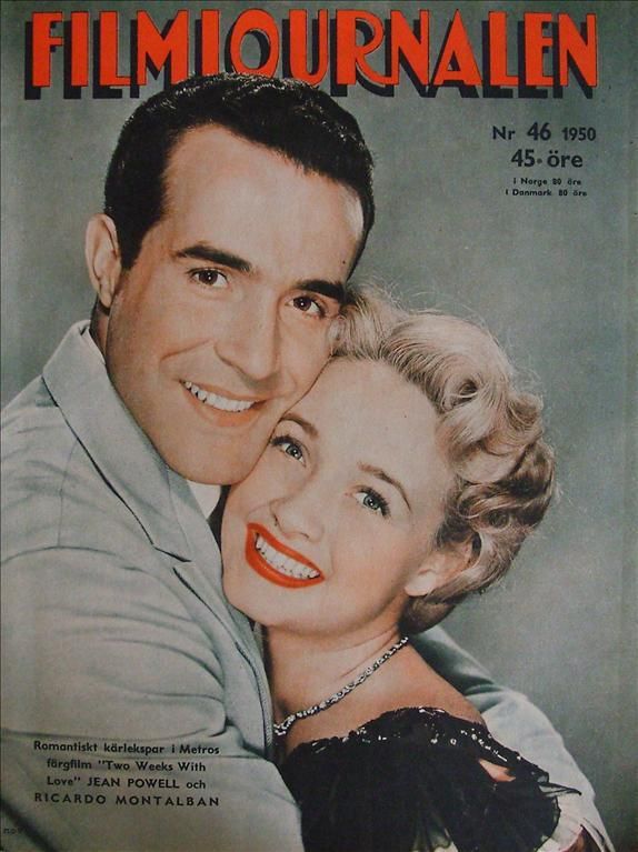 FILMJOURNALEN magazine side cover Issue 46  1950