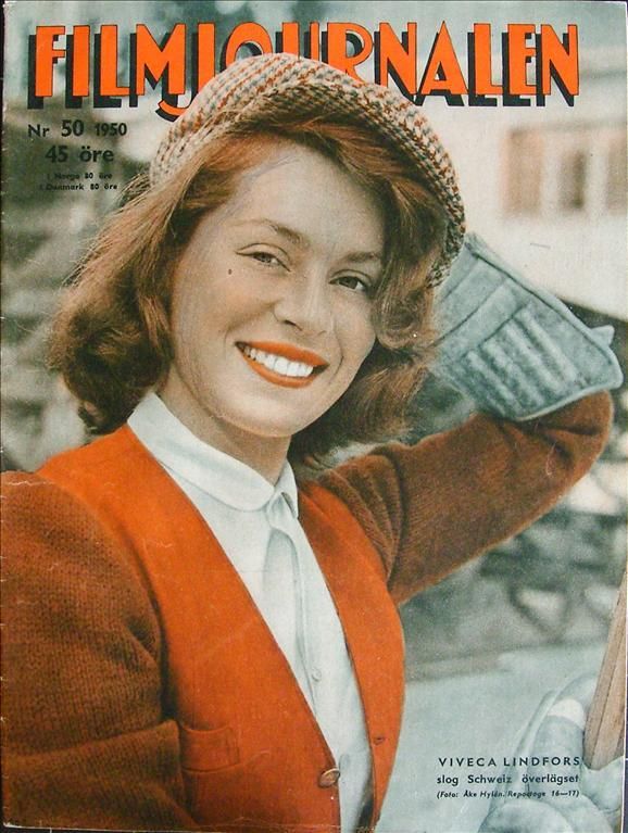 FILMJOURNALEN magazine side cover Issue 50  1950