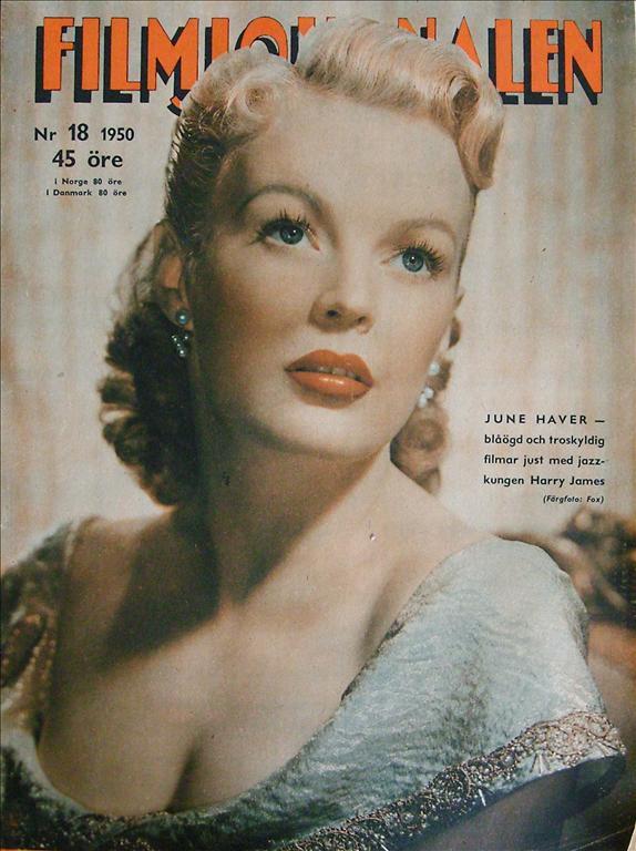 FILMJOURNALEN magazine side cover Issue 18  1950