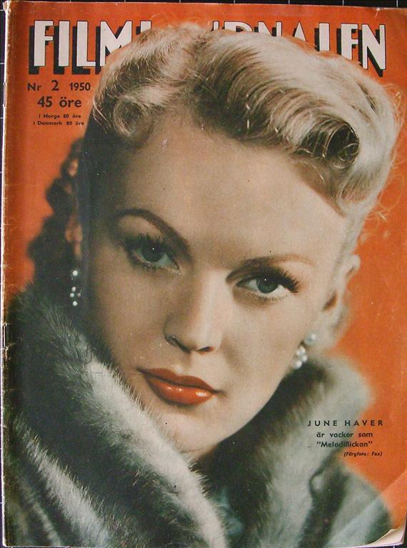 FILMJOURNALEN magazine side cover Issue 2  1950