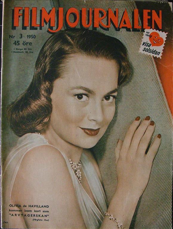 FILMJOURNALEN magazine side cover Issue 3  1950