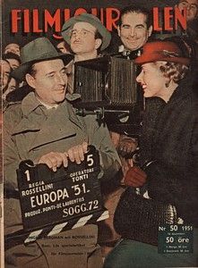 FILMJOURNALEN magazine side cover Issue 50  1951