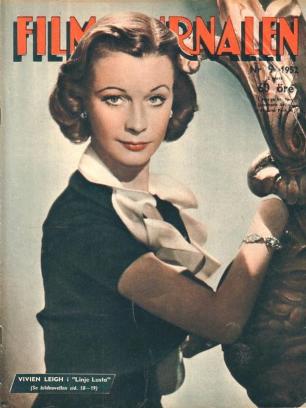 FILMJOURNALEN magazine side cover Issue 9  1952