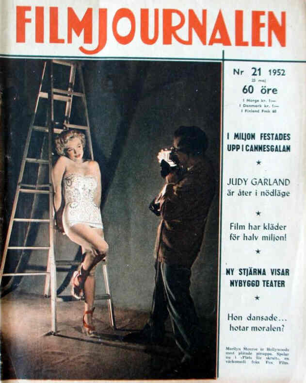 FILMJOURNALEN magazine side cover Issue 21 25 May 1952