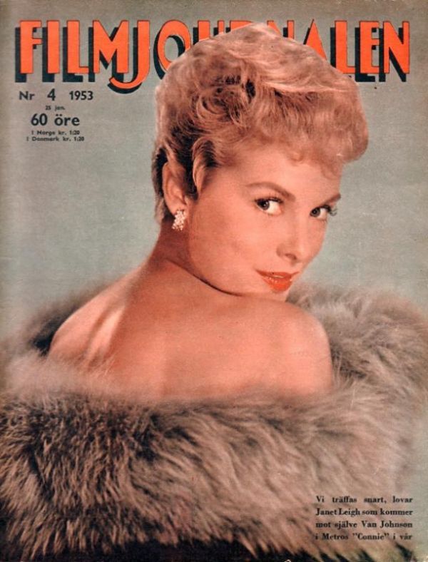 FILMJOURNALEN magazine side cover Issue 4 25 January 1953
