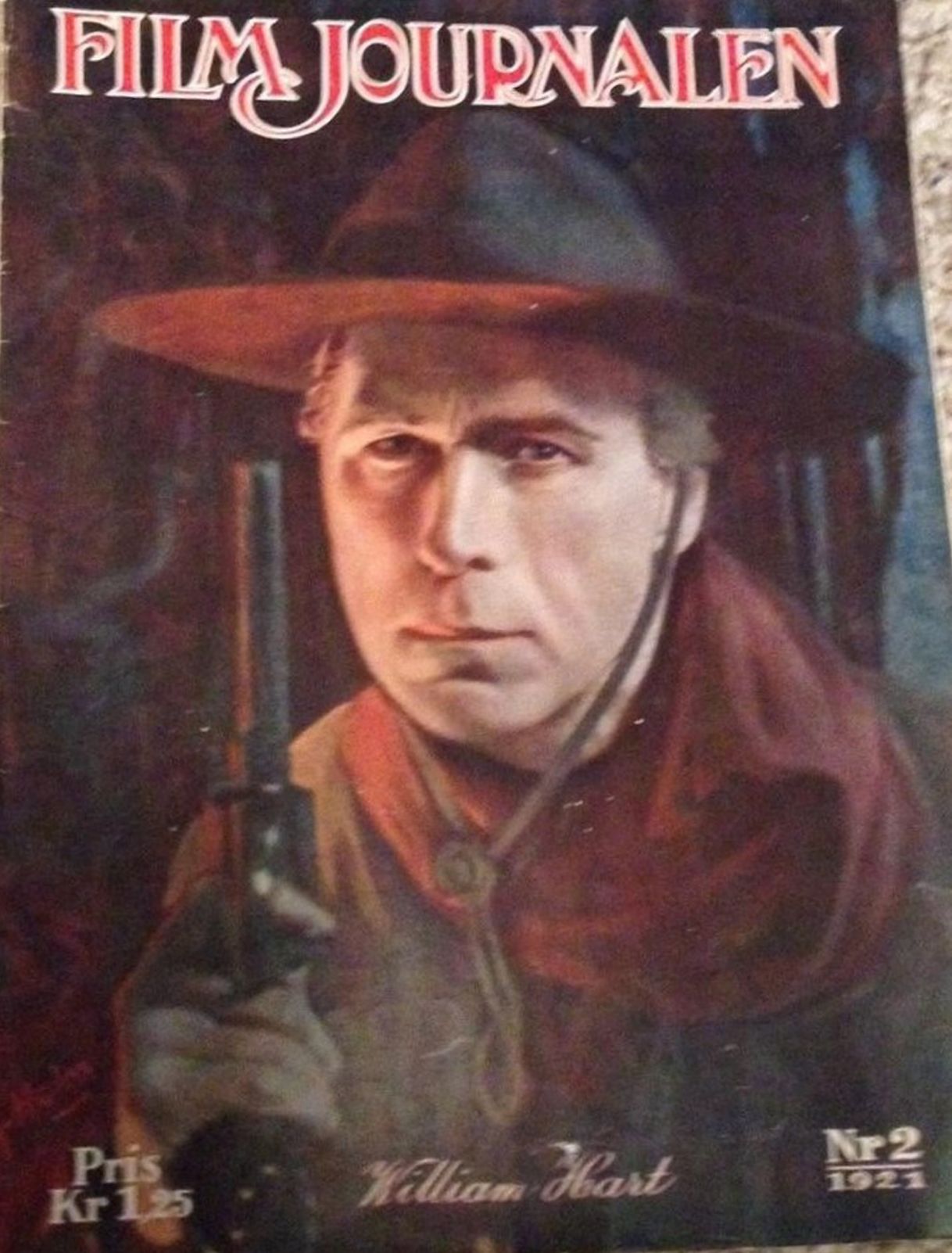 FILMJOURNALEN magazine side cover Issue 2   1921