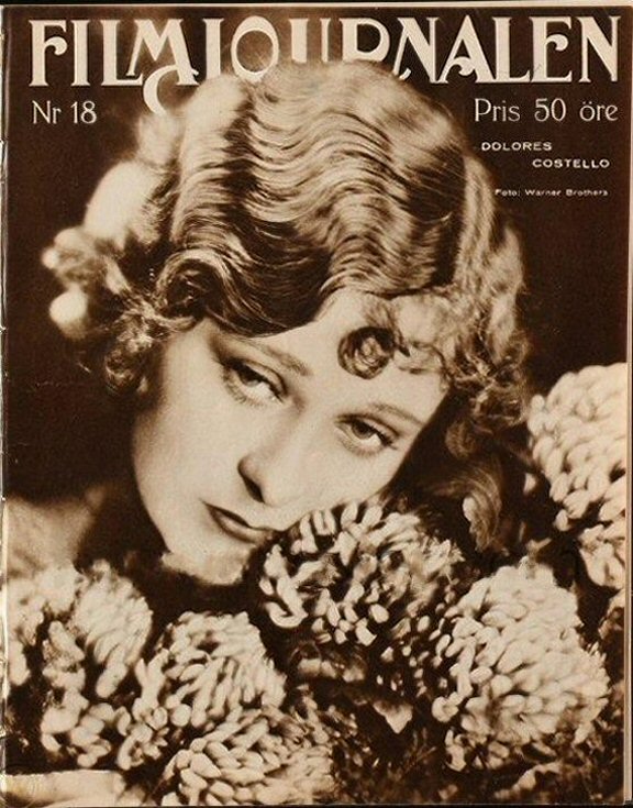 FILMJOURNALEN magazine side cover Issue 18 13 November 1927
