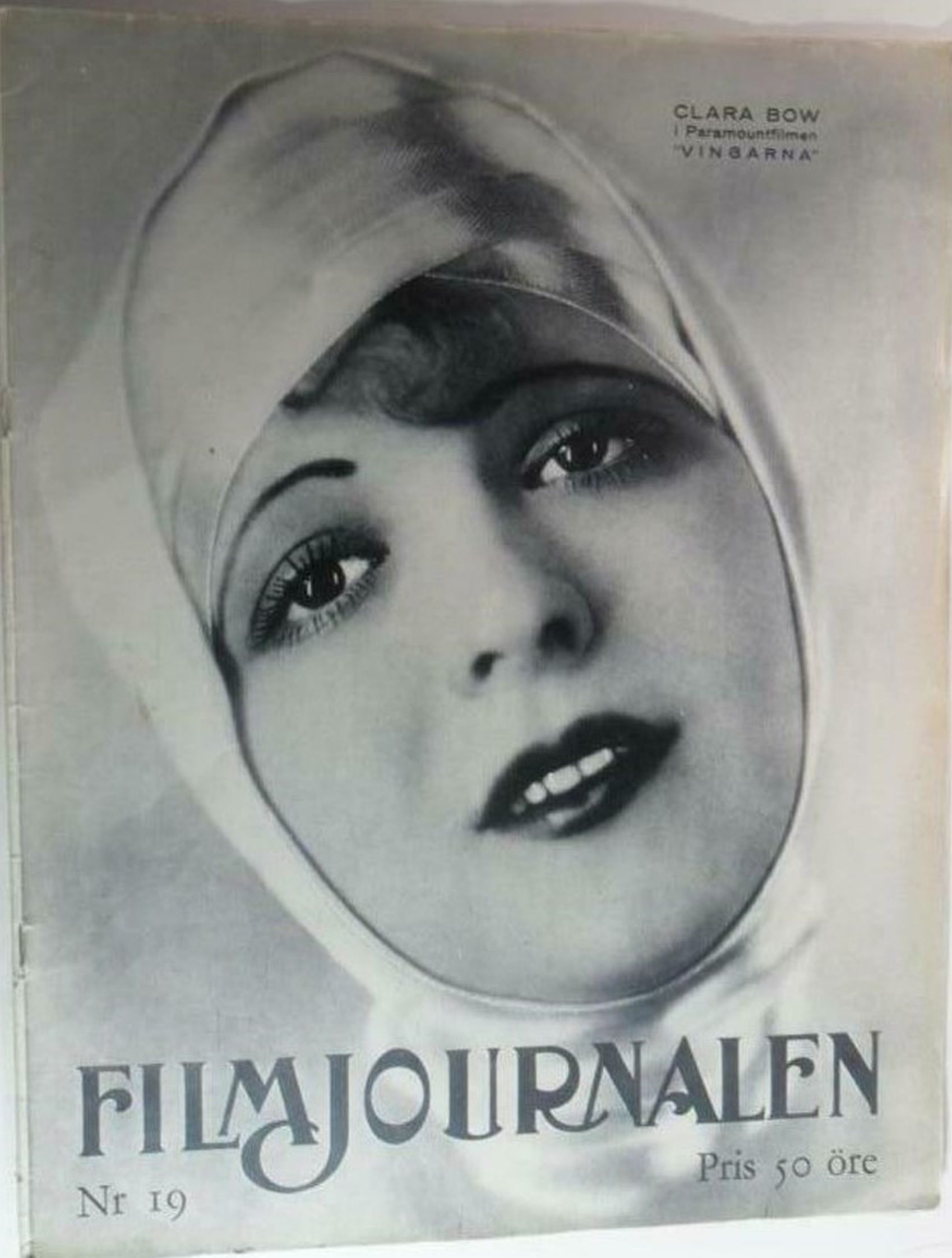 FILMJOURNALEN magazine side cover Issue 19   1929