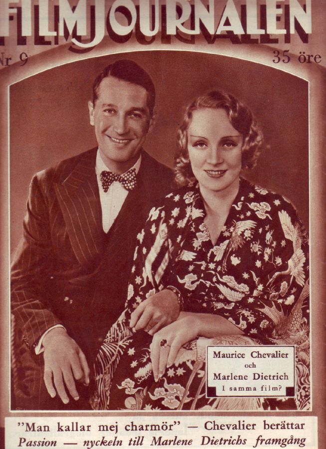 FILMJOURNALEN magazine side cover Issue 9  1932