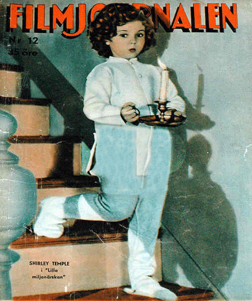 FILMJOURNALEN magazine side cover Issue 12 21 April 1937