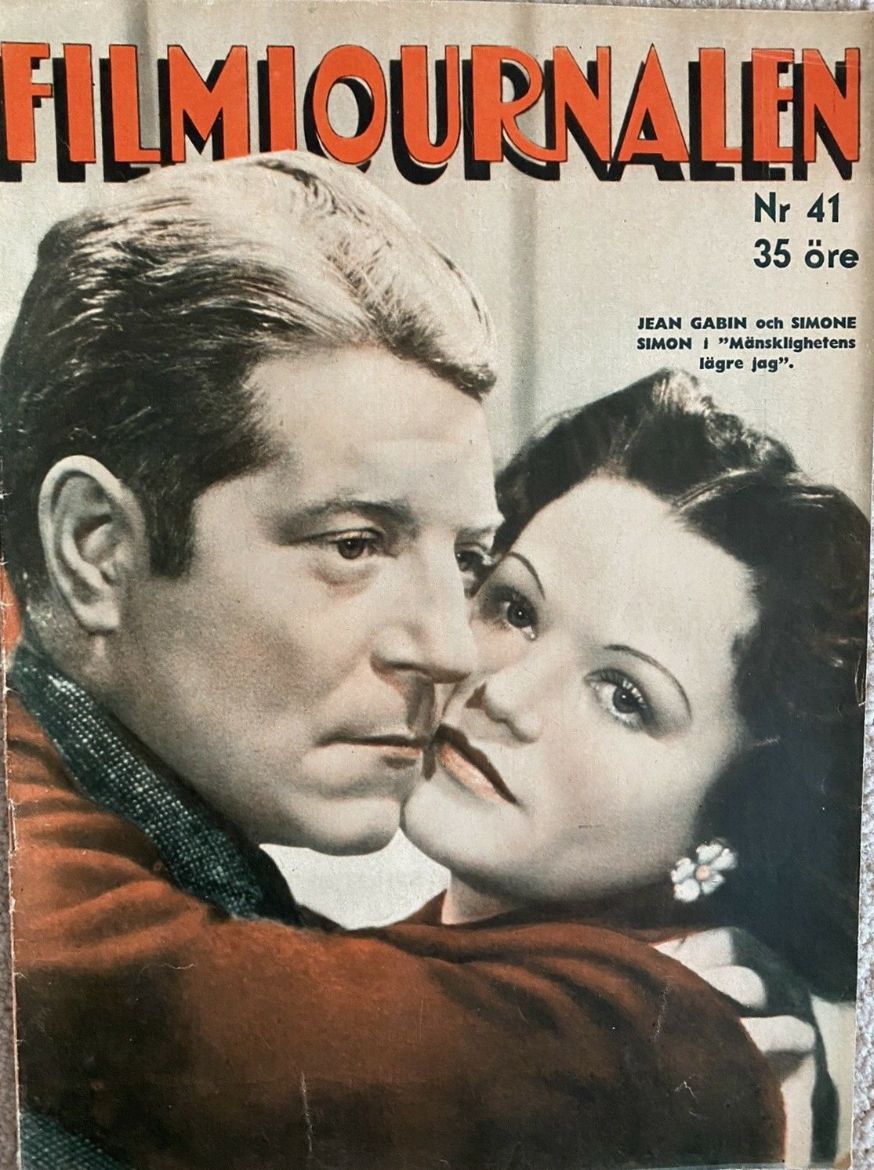 FILMJOURNALEN magazine side cover Issue 41 14 October 1939
