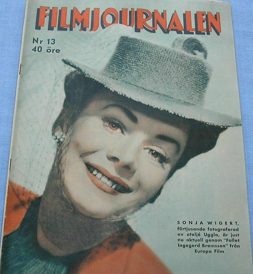 FILMJOURNALEN magazine side cover Issue 13 25 March 1942