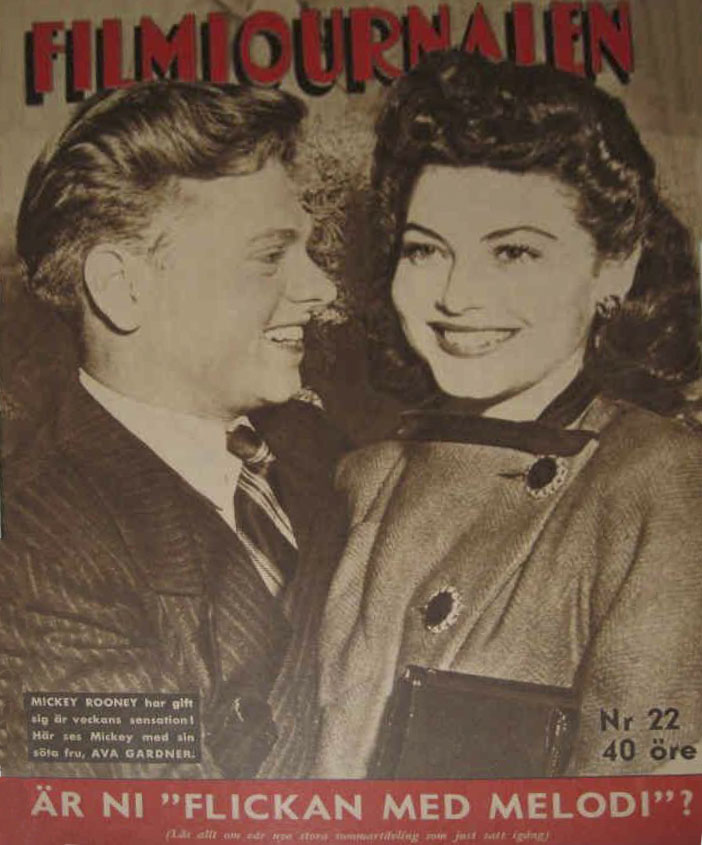 FILMJOURNALEN magazine side cover Issue 22  May 1942