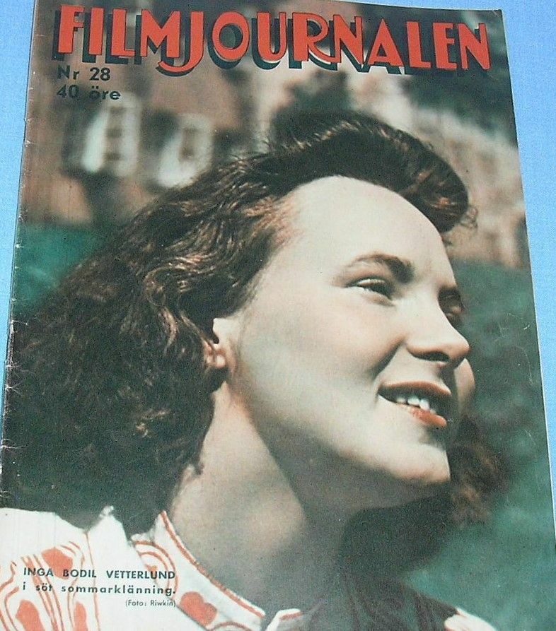 FILMJOURNALEN magazine side cover Issue 28 1 July 1942