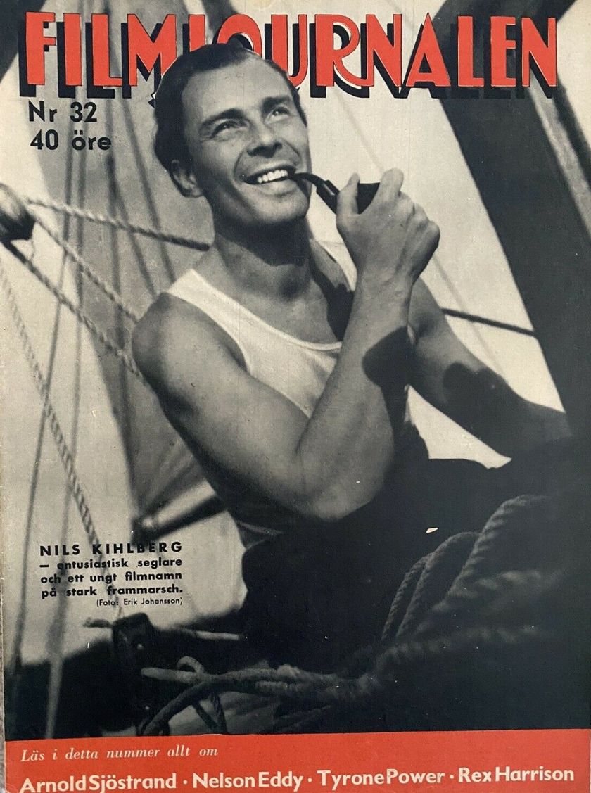 FILMJOURNALEN magazine side cover Issue 32 29 July 1942