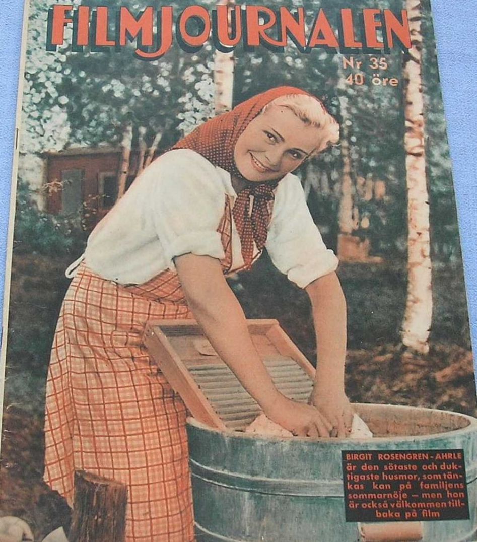 FILMJOURNALEN magazine side cover Issue 35 19 August 1942