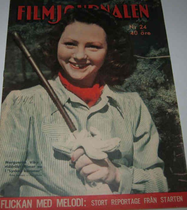 FILMJOURNALEN magazine side cover Issue 24   1943
