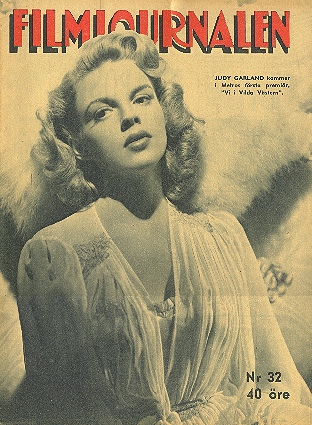 FILMJOURNALEN magazine side cover Issue 32   1944