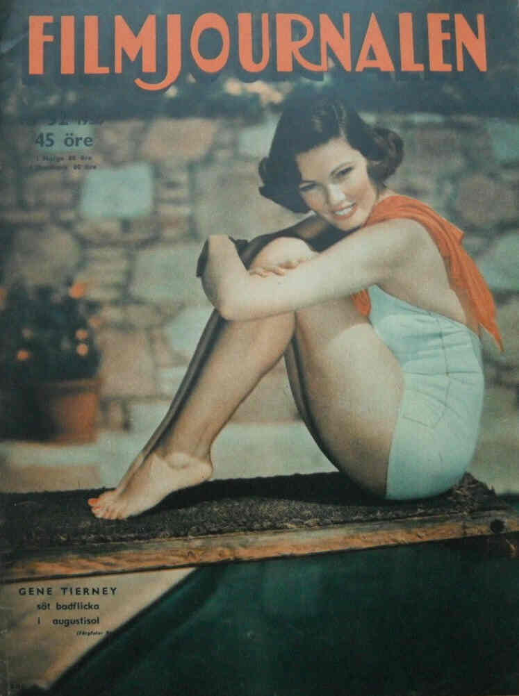 FILMJOURNALEN magazine side cover Issue 32  1950