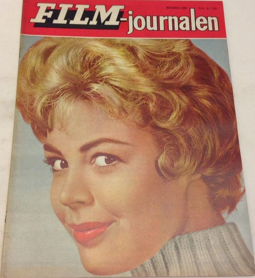 FILM-JOURNALEN magazine side cover  November 1960