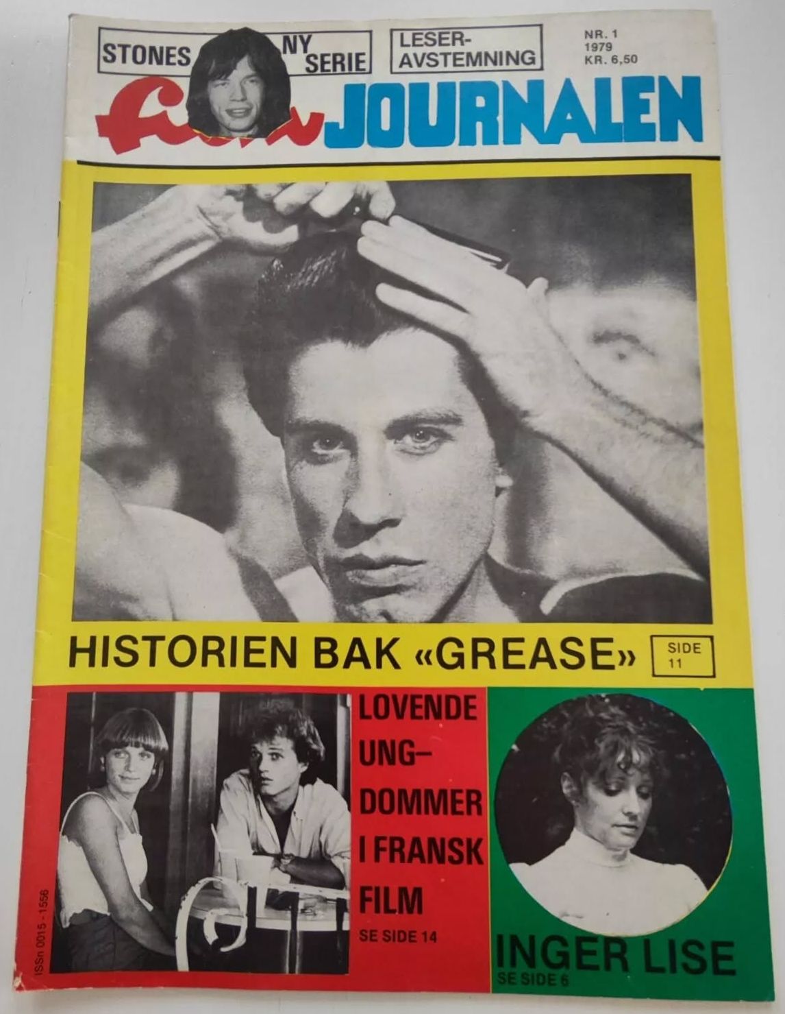FILMJOURNALEN (Norway) magazine side cover Issue 1   1979