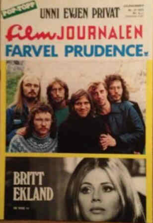 FILMJOURNALEN (Norway) magazine side cover Issue 10  1975