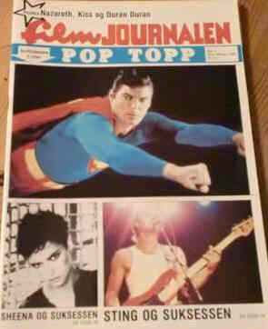 FILMJOURNALEN (Norway) magazine side cover Issue 1  1984