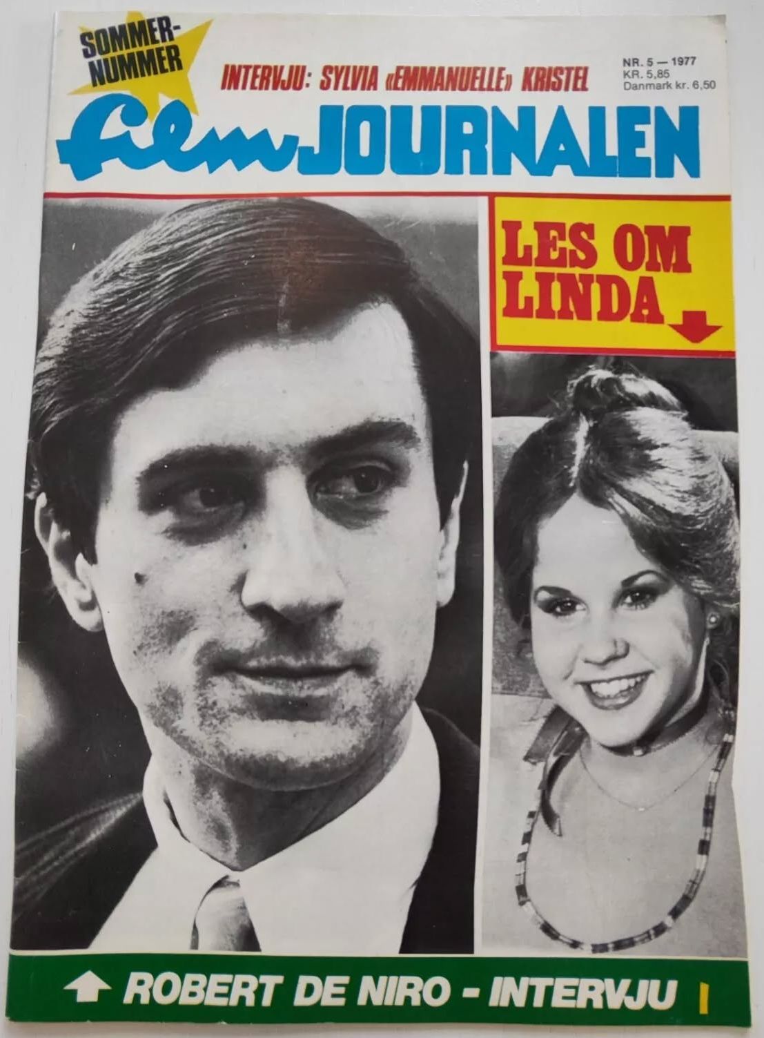 FILMJOURNALEN (Norway) magazine side cover Issue 5   1977