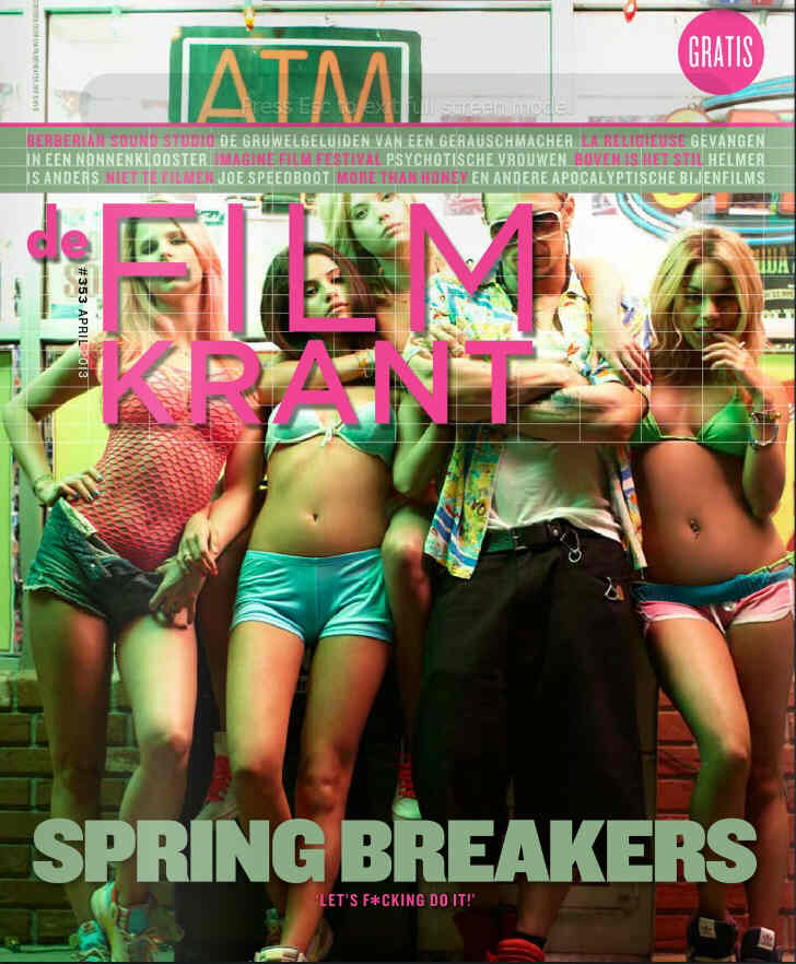 FILMKRANT | DE magazine side cover Issue 353 April 2013