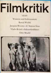 FILMKRITIK magazine side cover Issue 10 October 1969