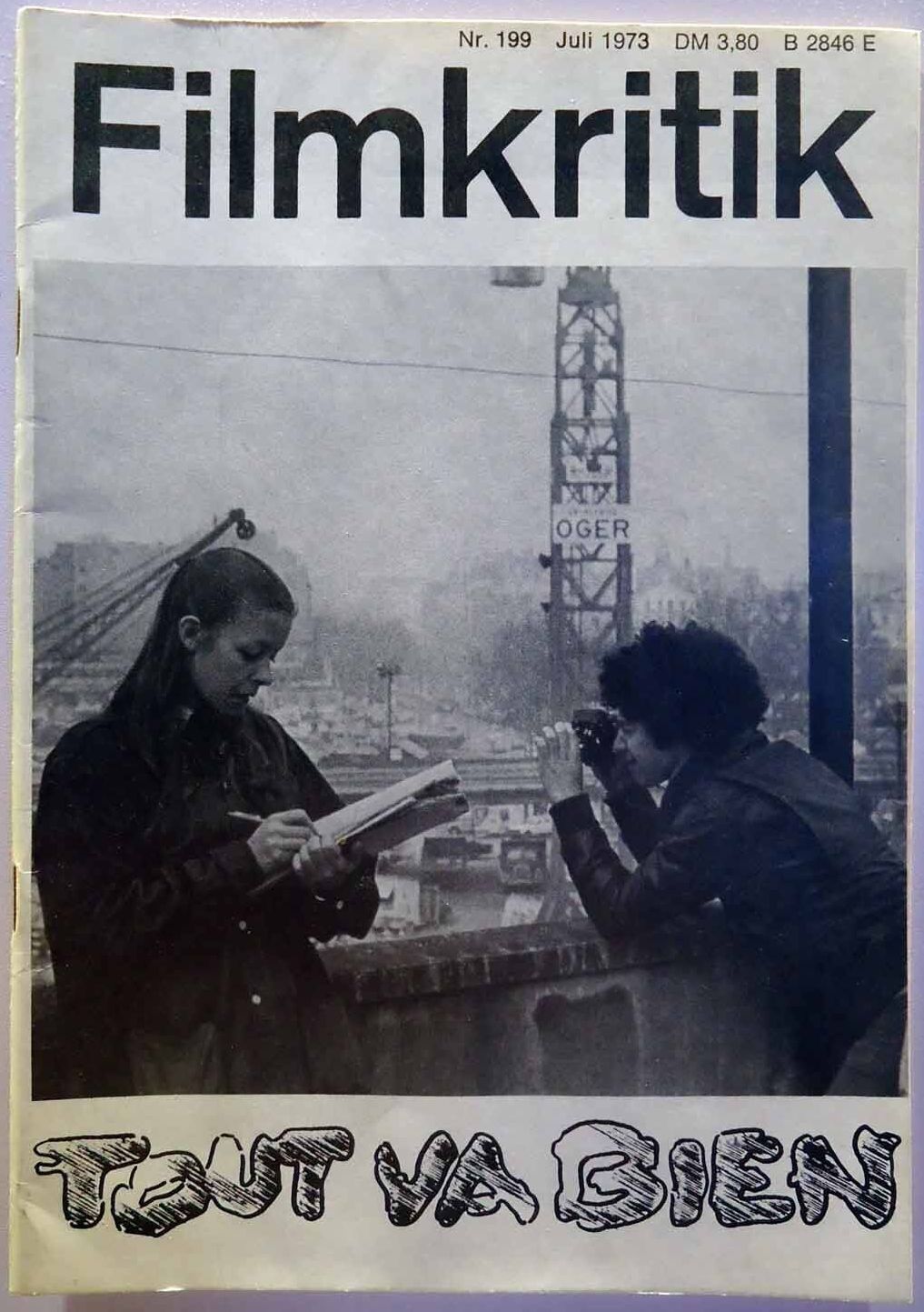 FILMKRITIK magazine side cover Issue 199 July 1973