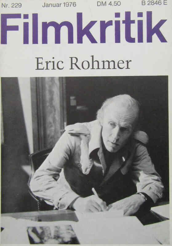 FILMKRITIK magazine side cover Issue 229 January 1976