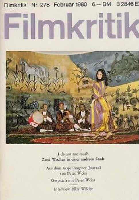 FILMKRITIK magazine side cover Issue 278 February 1980