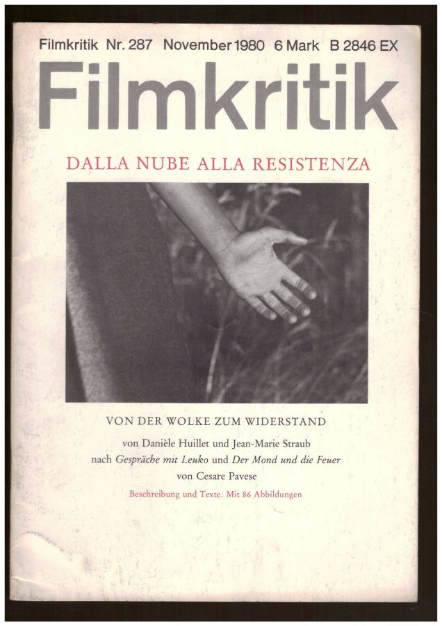 FILMKRITIK magazine side cover Issue 287 November 1980