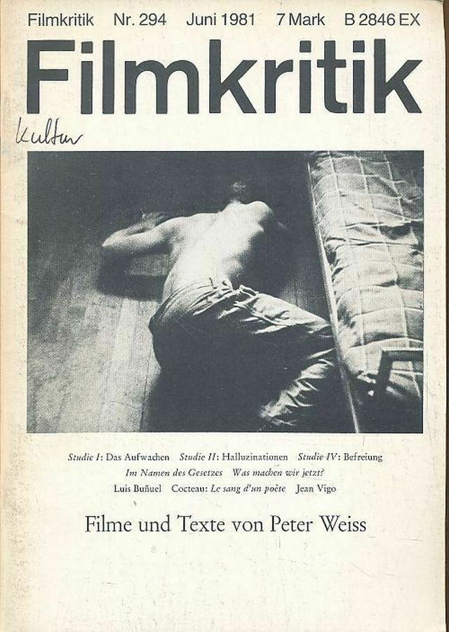 FILMKRITIK magazine side cover Issue 294 June 1981
