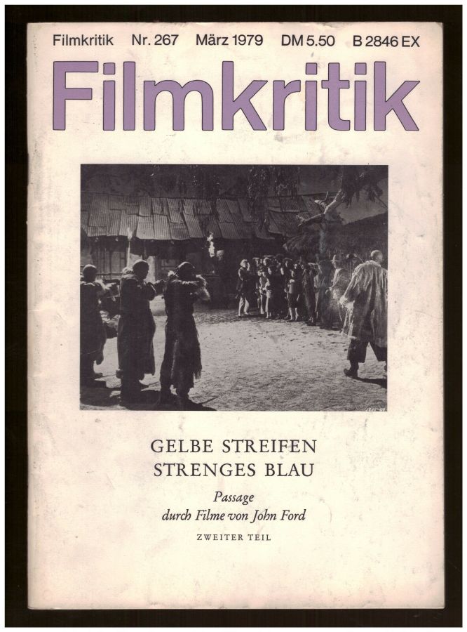 FILMKRITIK magazine side cover Issue 267 March 1979