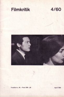 FILMKRITIK magazine side cover Issue 4 April 1960
