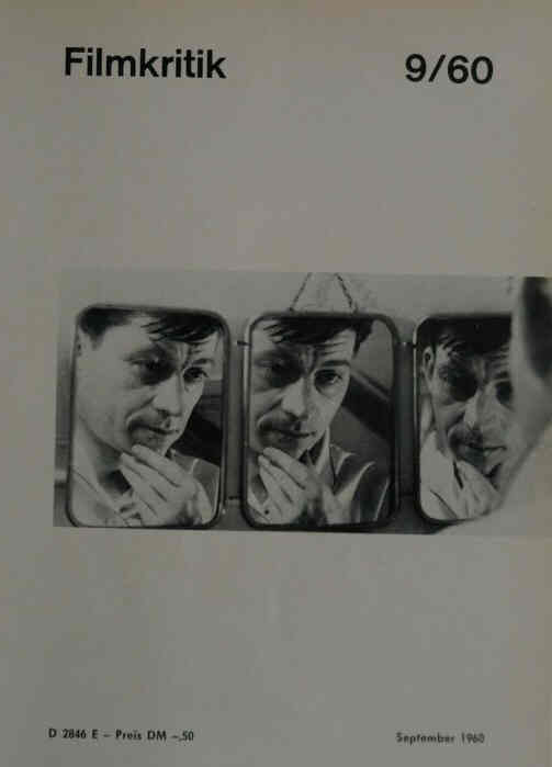 FILMKRITIK magazine side cover Issue 9 September 1960