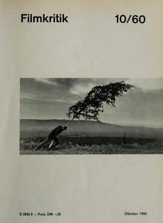 FILMKRITIK magazine side cover Issue 10 October 1960