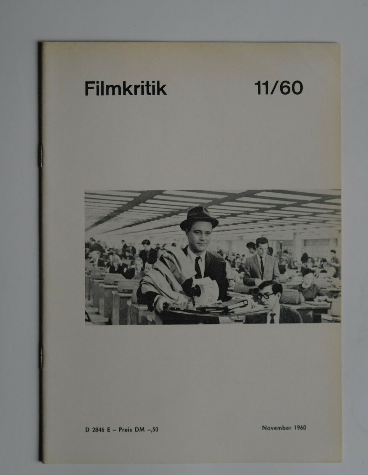 FILMKRITIK magazine side cover Issue 11 November 1960