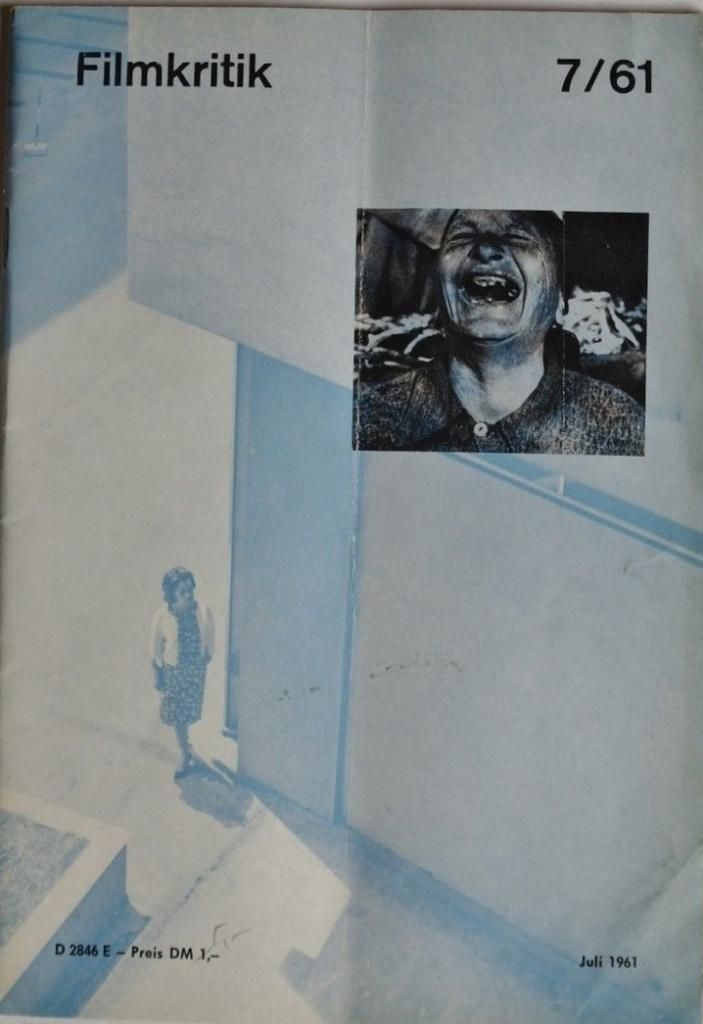 FILMKRITIK magazine side cover Issue 7 July 1961