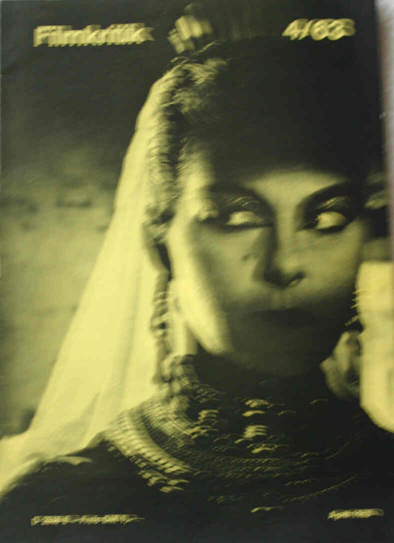 FILMKRITIK magazine side cover Issue 4 April 1963